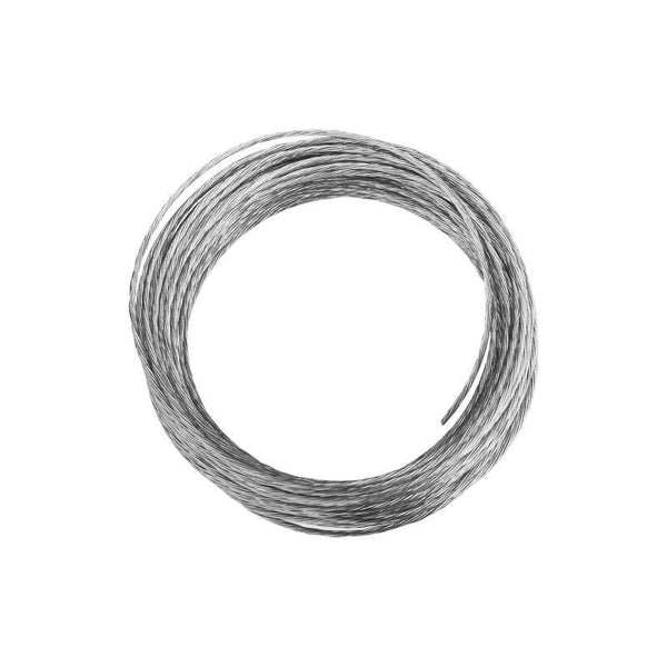 National Hardware V2565 Series N260-307 Braided Wire, 25 ft L, Galvanized Steel, 20 lb