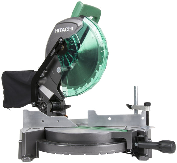 Metabo HPT C10FCGSM Miter Saw, 10 in Dia Blade, 5000 rpm Speed, 52 deg Max Miter Angle, 45 deg Max Bevel Angle