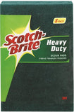 Scotch-Brite 228 Scour Pad, 6 in L, 3.8 in W, Green
