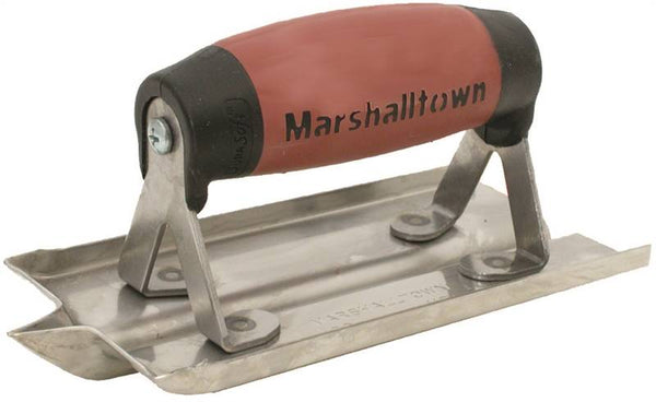 Marshalltown 180D Hand Groover, 6 in L Blade, 3 in W Blade, 1/4 in Radius, Stainless Steel Blade