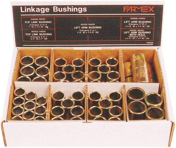 SpeeCo S28030300 Lift Arm Bushing Assortment, Steel, Zinc