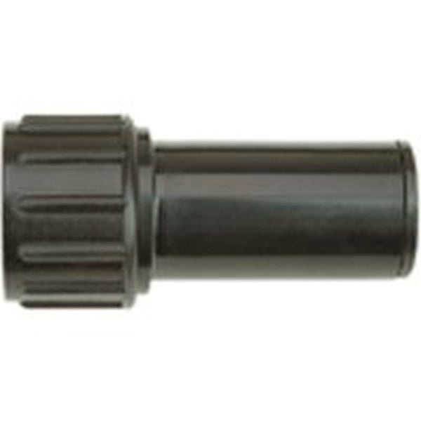 Raindrip R327CT Hose Adapter, Swivel, Plastic, Black, For: 1/2 in Hose