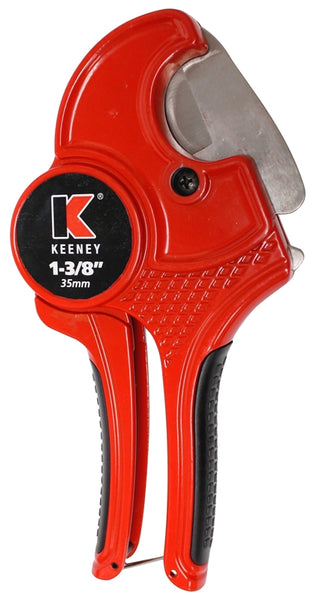 Keeney K840-100 Pipe Cutter, 1-3/8 in Max Pipe/Tube Dia, HCS Blade