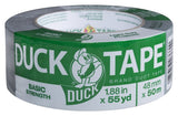 Duck 1118393 Duct Tape, 55 yd L, 1.88 in W, Silver