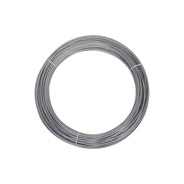 National Hardware 2568BC Series N266-973 Wire, 0.1055 in Dia, 100 ft L, 12 Gauge, 300 lb Working Load, Galvanized Steel