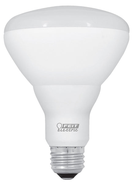 Feit Electric BR30DM/927CA/6 LED Bulb, Flood/Spotlight, BR30 Lamp, 65 W Equivalent, E26 Lamp Base, Dimmable, White