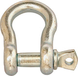 Campbell T9600635 Anchor Shackle, 3/8 in Trade, 1000 lb Working Load, Carbon Steel, Zinc