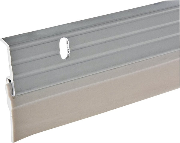 Frost King W59/36H Door Sweep, 36 in L, 1-5/8 in W, Aluminum Flange, Vinyl Insert
