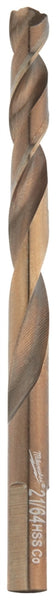 Milwaukee RED HELIX 48-89-2318 Jobber Drill Bit, 21/64 in Dia, 4-3/4 in OAL, Twist Flute, 2-Flute