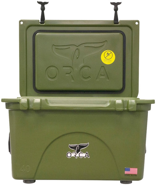 ORCA ORCG040 Cooler, 40 qt Cooler, Green, Up to 10 days Ice Retention