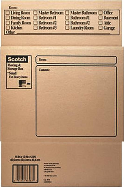 Scotch 8026 Moving and Storage Box, Brown