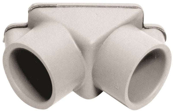 Carlon E990DR-CAR Access Pull Elbow, PVC, Gray