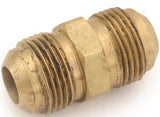 Anderson Metals 54802-06 Tube Union, 3/8 in, Flare, Brass