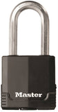 Master Lock Magnum Series M515XKADLH Padlock, Keyed Different Key, 3/8 in Dia Shackle, 2 in H Shackle, Zinc, 2 in W Body