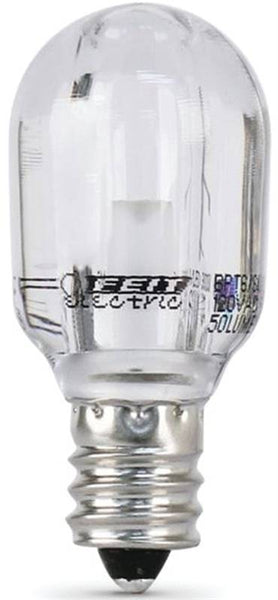 Feit Electric BPT6/SU/LED LED Lamp, Linear, T6 Lamp, 15 W Equivalent, E12 Lamp Base, Clear, Warm White Light