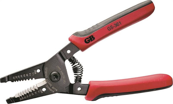 GB GS-361 Wire Stripper, 10 to 30 AWG Wire, 16 to 30 AWG Solid, 18 to 32 AWG Stranded Stripping, 6-1/4 in OAL