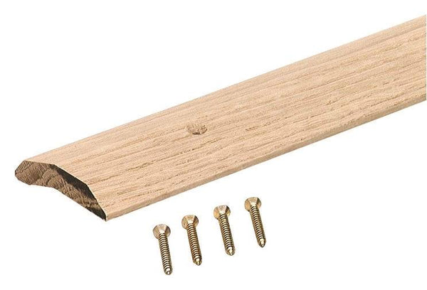M-D 85415 Carpet Trim, 36 in L, 2 in W, Hardwood, Unfinished