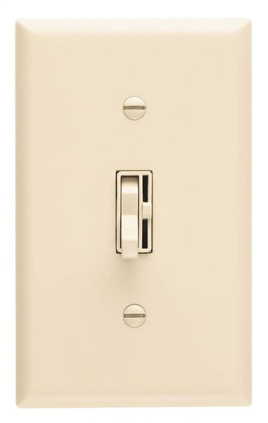 Lutron Ariadni TG-600PH-IV Dimmer, 5 A, 120 V, 600 W, Halogen, Incandescent Lamp, Ivory