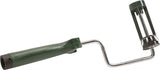 WOOSTER SHERLOCK R017-4 Roller Frame, 4 in L Roller, Polypropylene Handle, Threaded Handle, Green Handle