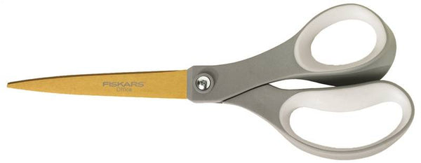 FISKARS 01-005409 All-Purpose Scissor, 8 in OAL, 3-1/10 in L Cut, Stainless Steel Blade, Soft-Grip Handle