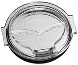 ORCA ORCCHAFLIP Flip Top Chaser Lid, Whale Tail, Polymer, Clear, For: Fits 27 oz ORCA Chaser