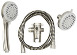 Plumb Pak K751BN Shower Head Kit, 1.8 gpm, 5-Spray Function, Brushed Nickel, 60 in L Hose