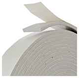 Frost King V447H Foam Tape, 1-1/4 in W, 30 ft L, 3/16 in Thick, PVC, Gray