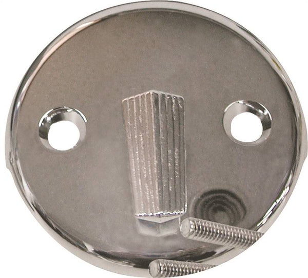 ProSource Bathtub Face Plate, Silver, Chrome, For: Bath Tub