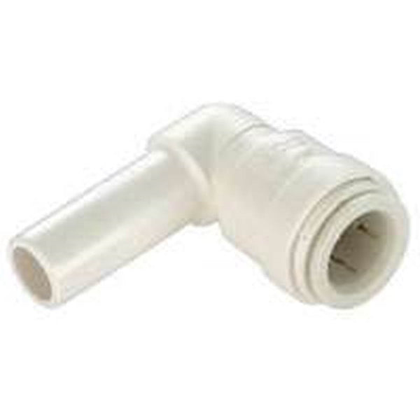 WATTS 3518-10/P-636 Tube Elbow, 1/2 in, 90 deg Angle, Plastic, Off-White, 100 psi Pressure