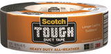 Scotch 2245-A Tough Duct Tape, 45 yd L, 1.88 in W, Gray