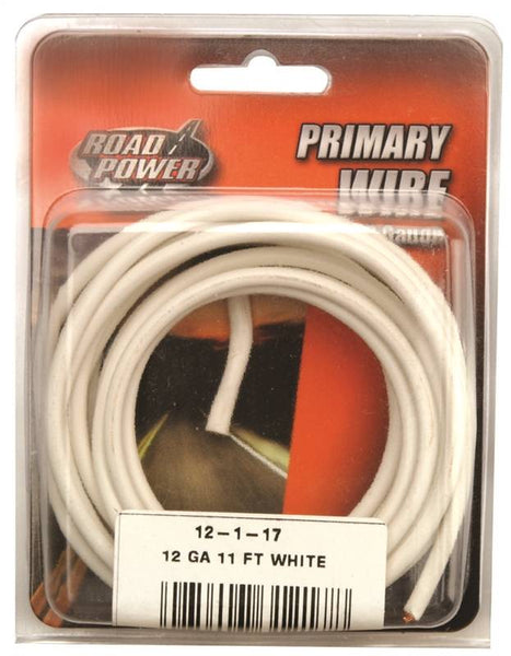 WIRE PRIM WHITE 11FT CD 12GA