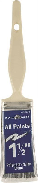 Linzer 1820-1.5 Paint Brush, 1-1/2 in W, 2-1/4 in L Bristle, Varnish Handle