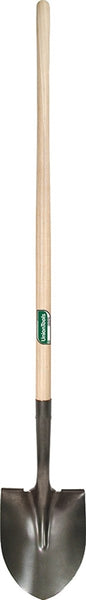UnionTools 40191 Shovel, 9-1/2 in W Blade, Steel Blade, Hardwood Handle, Straight Handle, 48 in L Handle