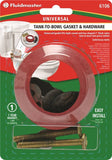 FLUIDMASTER 6106 Toilet Tank-to-Bowl Gasket, Solid Brass/Sponge Rubber