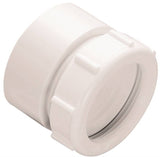 Plumb Pak PP20999 Marvel Pipe Connector, 1-1/2 in, Compression, Plastic, White, SCH 40 Schedule