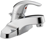 DELTA Peerless Tunbridge Series P188620LF Bathroom Faucet, 1.2 gpm, 1-Faucet Handle, Brass, Chrome Plated, Lever Handle