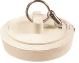 Plumb Pak Duo Fit Series PP820-1 Drain Stopper, Rubber, White, For: 1-1/8 to 1-1/4 in Sink