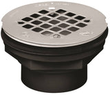 Oatey 42086 Shower Drain, ABS, Black, For: 2 in SCH 40 DWV Pipes