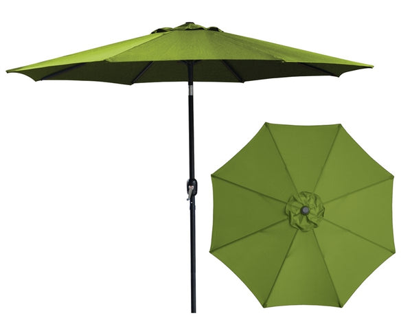 Seasonal Trends 62105 Crank Umbrella, 92.9 in H, 107.9 in W Canopy, 107.9 in L Canopy, Round Canopy, Steel Frame