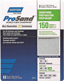 NORTON ProSand 07660768160 Sanding Sheet, 11 in L, 9 in W, Medium, 150 Grit, Aluminum Oxide Abrasive