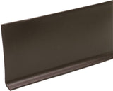 M-D 75465 Wall Base, 120 ft L, 4 in W, Vinyl, Brown