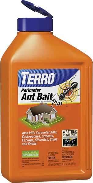 TERRO T2600 Ant Bait Plus, Granular, 2 lb Bottle
