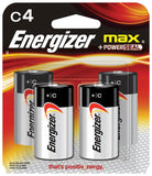Energizer E93BP-4 Battery, 1.5 V Battery, 8 Ah, C Battery, Alkaline, Manganese Dioxide, Zinc