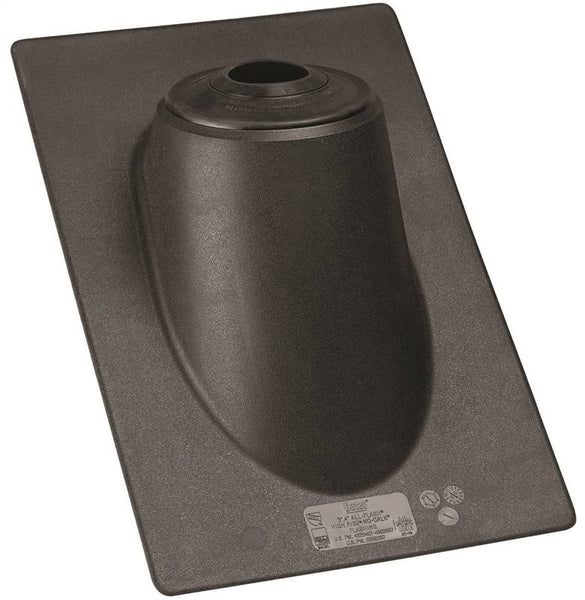 Hercules High-Rise Series 11931 Roof Flashing, 20 in OAL, 13 in OAW, Thermoplastic