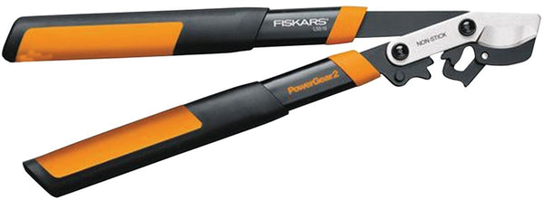 FISKARS 394751-1002 Power Gear Lopper, 1-1/2 in Cutting Capacity, Bypass Blade, Steel Blade, Steel Handle