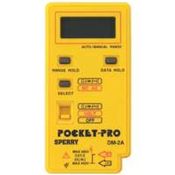 GB DM2A Multimeter, Digital, LCD Display, Functions: AC Voltage, Continuity, DC Voltage, Diode Test, Resistance