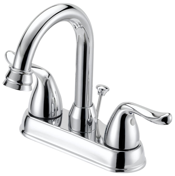 Boston Harbor TQ-5111080CP Lavatory Faucet, 1.2 gpm, 2-Faucet Handle, 3-Faucet Hole, Metal/Plastic, Chrome Plated