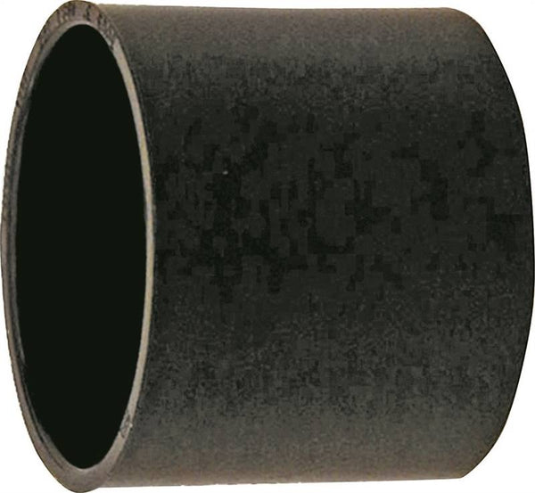 CANPLAS 103001BC Pipe Coupling, 1-1/2 in, Hub, ABS, Black, 40 Schedule