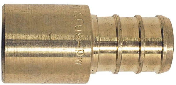 Apollo Valves APXMS1212 Pipe Adapter, 1/2 in, PEX x Male Solder, Brass, 200 psi Pressure