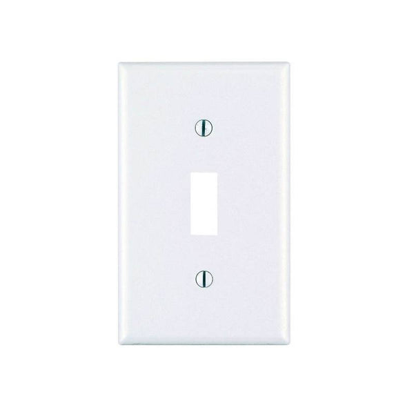 Leviton M56-78001-TMP Wallplate, 4-1/2 in L, 2-3/4 in W, 1 -Gang, Thermoset, Light Almond, Smooth